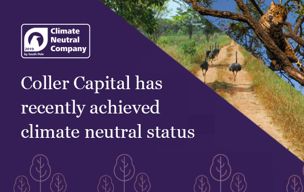 Coller Capital has recently achieved climate neutral status