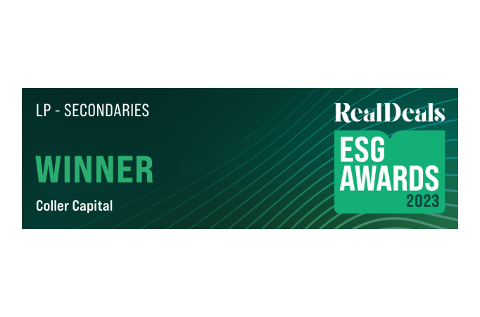 RealDeals ESG Winner banner