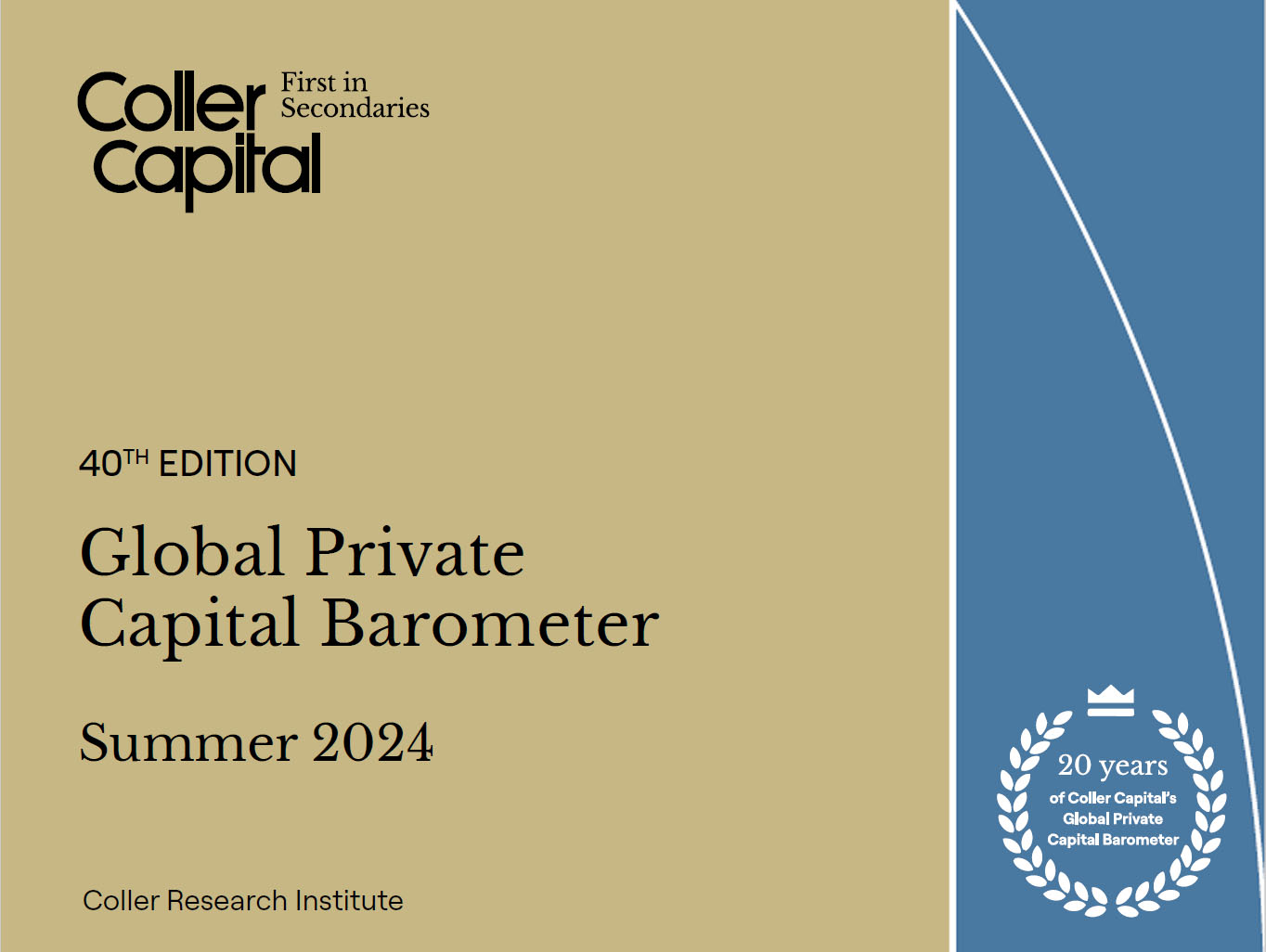 Coller Capital’s 40th Global Private Capital Barometer, Summer 2024